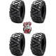 Tusk TriloBite HD Tires 25x8-12 & 25x10-12 (Full Set)