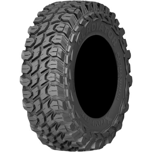 Gladiator X Comp ATR 28x10-14 (10ply) Radial Tires on MSA M50 Clubber Matte Black DDT Wheels