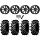 Tiron HS617 TT 33x9.5-16 Tires on MSA M41 Boxer Gloss Black Milled Wheels