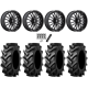 Tiron HS617 TT 46x12.4-24 Tires on Fuel Arc Gloss Black Milled Wheels