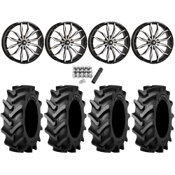 Tiron HS617 TT 46x12.4-24 Tires on High Lifter HL21 Machined Wheels