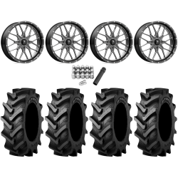 Tiron HS617 TT 33x9.5-16 Tires on MSA M45 Portal Gloss Black Milled Wheels