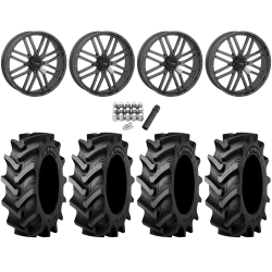 Tiron HS617 TT 44x11.2-24 Tires on ST-3 Gunmetal Grey Wheels