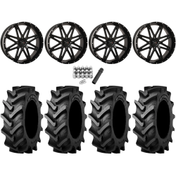 Tiron HS617 TT 46x12.4-24 Tires on ST-7 Gloss Black (24x9) Wheels