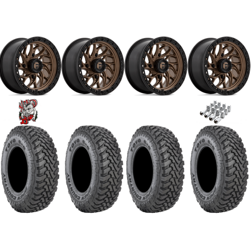 Toyo Open Country SxS M/T 32x9.5-R15 Tires on Fuel Runner Matte Bronze Wheels