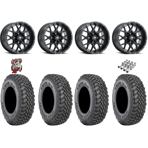 Toyo Open Country SxS M/T 32x9.5-R15 Tires on ITP Hurricane Satin Black Wheels