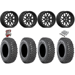 Toyo Open Country SxS M/T 32x9.5-R15 Tires on V03 Gloss Black Wheels