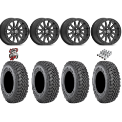 Toyo Open Country SxS M/T 32x9.5-R15 Tires on V05 Satin Black Beadlock Wheels