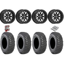 Toyo Open Country SxS M/T 32x9.5-R15 Tires on V07 Satin Black Beadlock Wheels