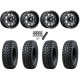 Tusk Terrabite 33x10-15 Radial Tires on Fuel Maverick Matte Black Milled Wheels