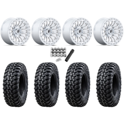 Tusk Terrabite 28x10-15 Radial Tires on Fuel Rincon Machined Beadlock Wheels