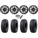 Tusk Terrabite 31x10-14 Radial Tires on ITP Hurricane Satin Black Wheels