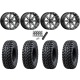 Tusk Terrabite 34x10-15 Radial Tires on MSA M21 Lok Beadlock Wheels