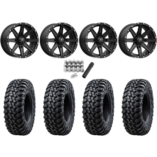 Tusk Terrabite 32x10-15 Radial Tires on MSA M33 Clutch Wheels