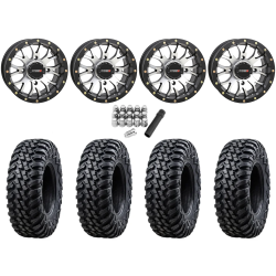 Tusk Terrabite 32x10-14 Radial Tires on ST-3 Machined Wheels