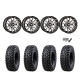 Tusk Terrabite 30x10-14 Radial Tires on HL21 Machined Wheels