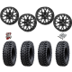 Tusk Terrabite 30x10-14 Radial Tires on ITP Hurricane Satin Black Wheels