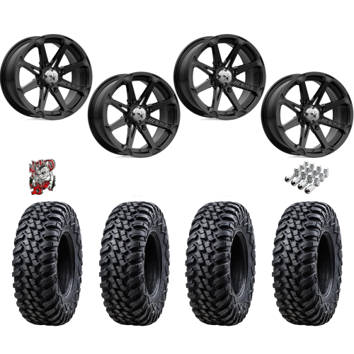 Tusk Terrabite 31x10-14 Radial Tires on MSA M12 Diesel Wheels