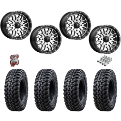 Tusk Terrabite 30x10-14 Radial Tires on MSA M38 Brute Wheels