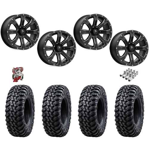 Tusk Terrabite 31x10-14 Radial Tires on MSA M42 Bounty Wheels