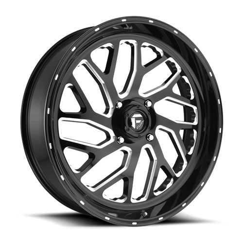 Fuel Off Road Triton Black and Milled 20x7 Wheel/Rim