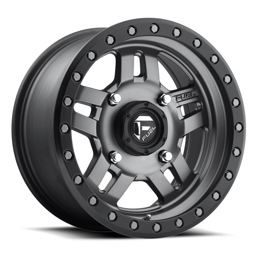 Fuel Off-Road Anza D558 Matte Anthracite w/ Black Ring 14x7 Wheel/Rim