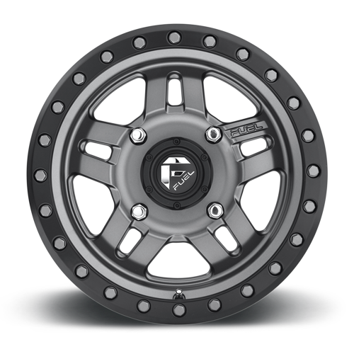 Fuel Off-Road Anza D558 Matte Anthracite w/ Black Ring 14x7 Wheel/Rim