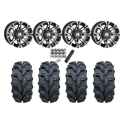 Interco Vampire 2 25x8-12 & 25x10-12 Tires on HL3 Machined Wheels