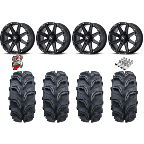 Interco Vampire 2 25x8-12 & 25x10-12 Tires on MSA M33 Clutch Wheels