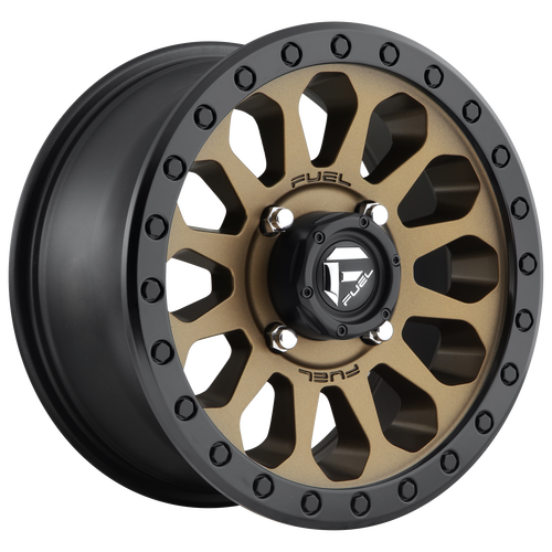 Fuel Off-Road Vector Bronze w/ Black Ring 15x7 Wheel/Rim