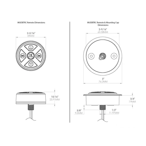 MTX Universal Bluetooth Receiver / Remote