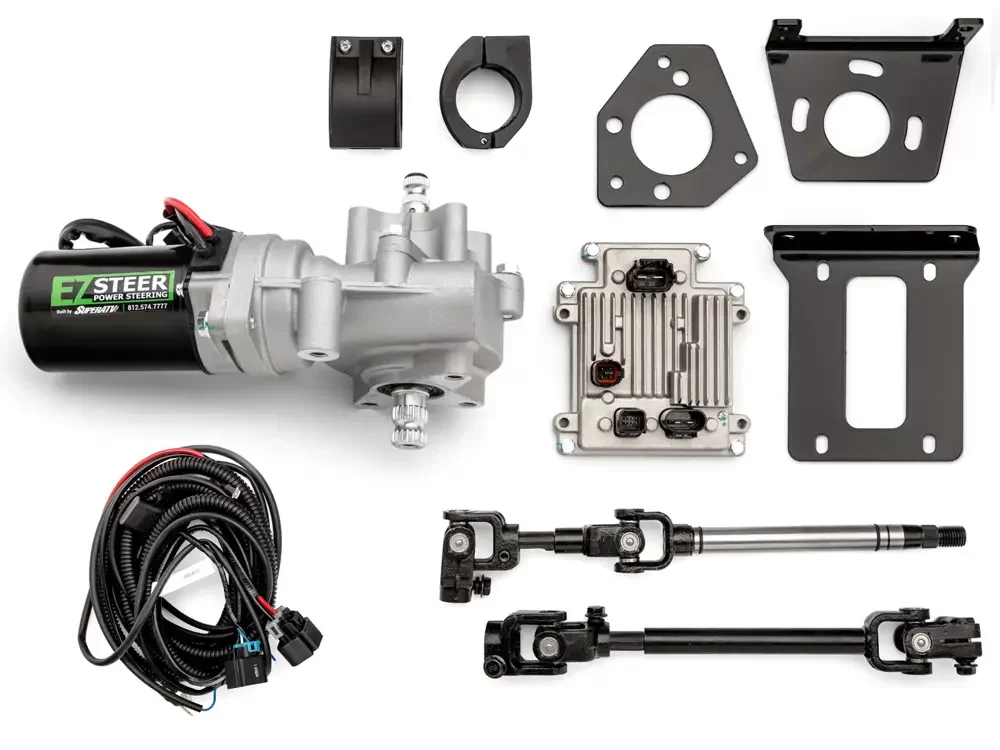SuperATV Power Steering Kit for John Deere Gator 825i   625i   855D   620i   850D   HPX   620 (See Fitment) Reduces Steering Effort 100% Plug a - 2