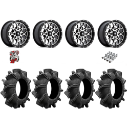 Assassinator Mud Tires 28x8-14 on MSA M45 Portal Machined Wheels