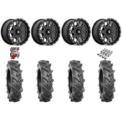 BKT AT 171 28x9-14 Tires on MSA M45 Portal Milled Wheels