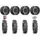 BKT AT 171 28x9-14 Tires on MSA M45 Portal Milled Wheels