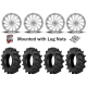 BKT TR 171 42x9.5-24 Tires on MSA M46 Blade Chrome Wheels