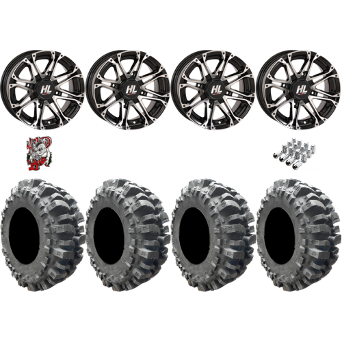 Interco Bogger 27x10-14 Tires on HL3 Machined Wheels