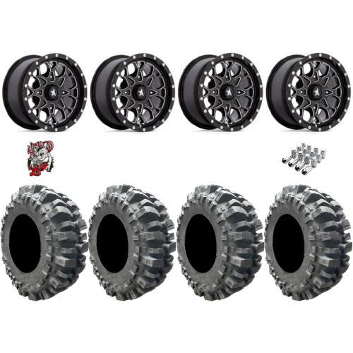 Interco Bogger 31x9.5-14 Tires on MSA M45 Portal Milled Wheels