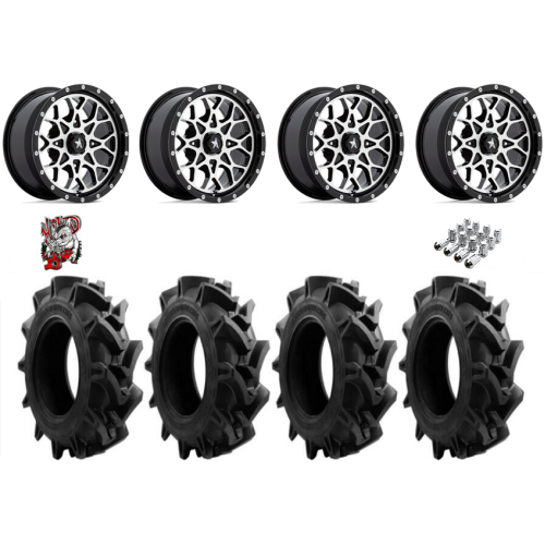 EFX Motohavok 28x8.5-14 Tires on MSA M45 Portal Machined Wheels