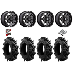 EFX Motohavok 28x8.5-14 Tires on MSA M45 Portal Milled Wheels