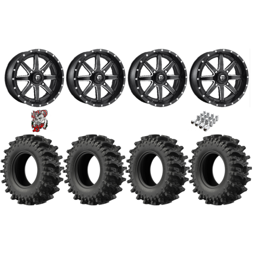 EFX MotoSlayer 30x9.5-16 Tires on Fuel D538 Maverick Wheels