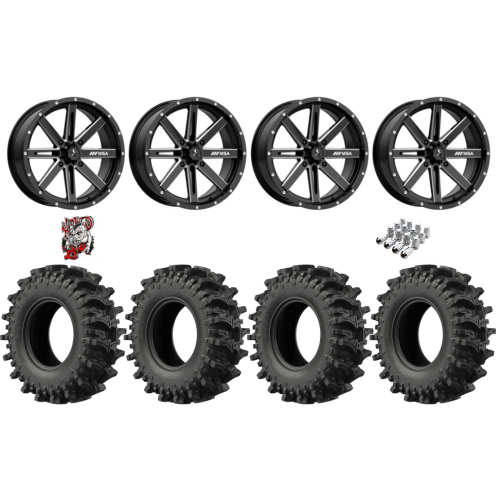 EFX MotoSlayer 30x9.5-16 Tires on MSA M41 Boxer Wheels