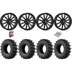 EFX MotoSlayer 37x10.5-24 Tires on HL21 Gloss Black Wheels