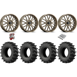 EFX MotoSlayer 35x9.5-20 Tires on ITP Hurricane Bronze Wheels