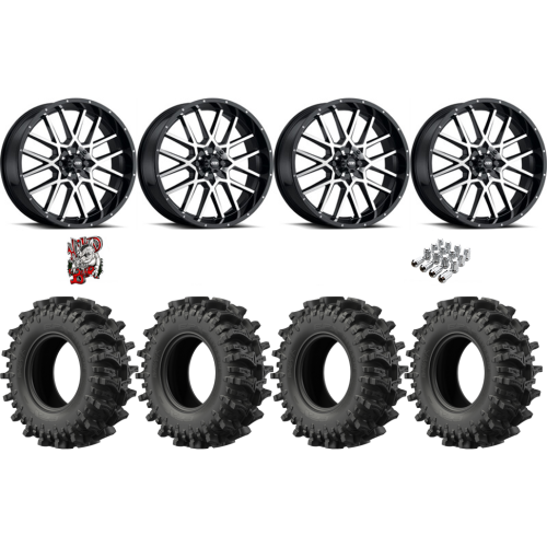 EFX MotoSlayer 33x9.5-20 Tires on ITP Hurricane Machined Wheels