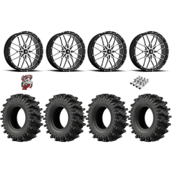 EFX MotoSlayer 40x10.5-24 Tires on MSA M45 Portal Machined Wheels