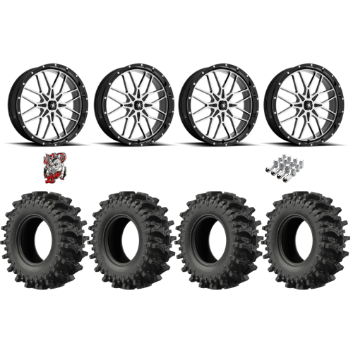 EFX MotoSlayer 35x9.5-20 Tires on MSA M45 Portal Machined Wheels