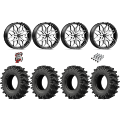 EFX MotoSlayer 35x9.5-24 Tires on MSA M47 Sniper Machined Wheels