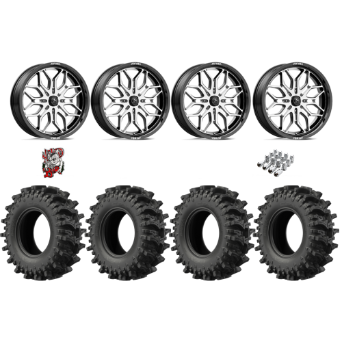 EFX MotoSlayer 40x10.5-24 Tires on MSA M47 Sniper Machined Wheels