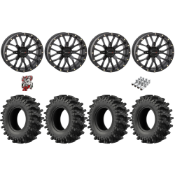 EFX MotoSlayer 33x9.5-20 Tires on ST-3 Matte Black Wheels